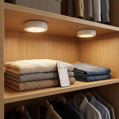 Luces inalámbricas para estantes