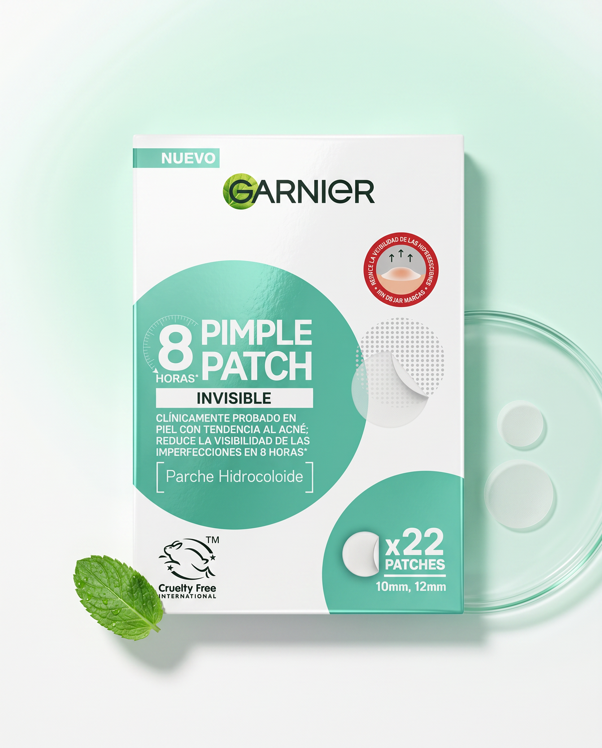 Garnier Parches Anti-Granitos Invisibles x22 | Acné e Imperfecciones