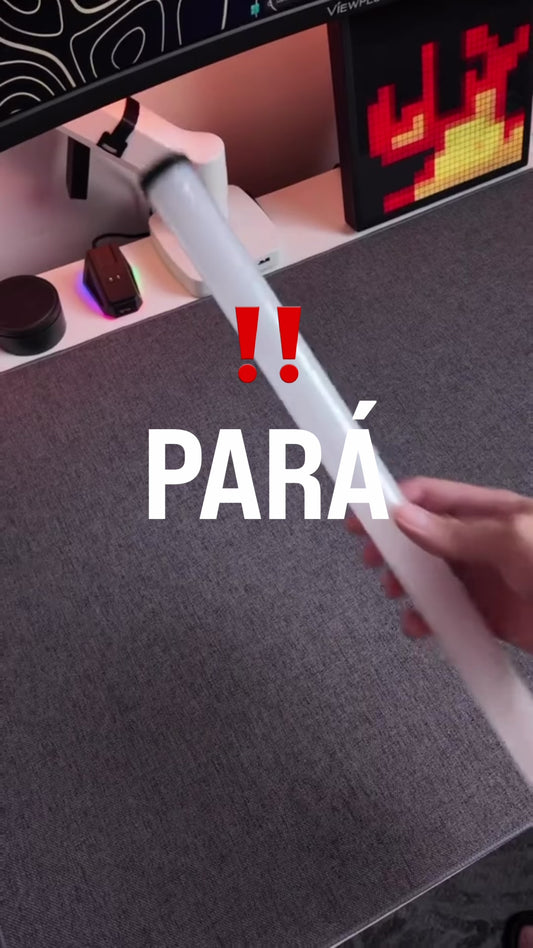 Lámpara de piso RGB | Prendé esto y el cuarto cambia de humor