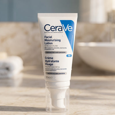 CeraVe Loción Hidratante Facial PM 52ml | Hidratación Piel Seca