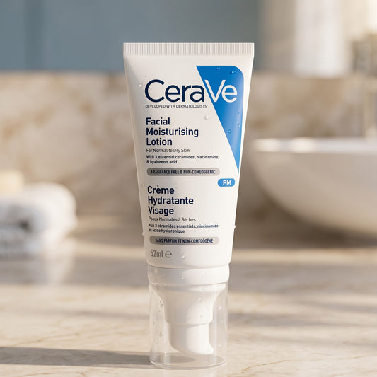 CeraVe Loción Hidratante Facial PM 52ml | Hidratación Piel Seca