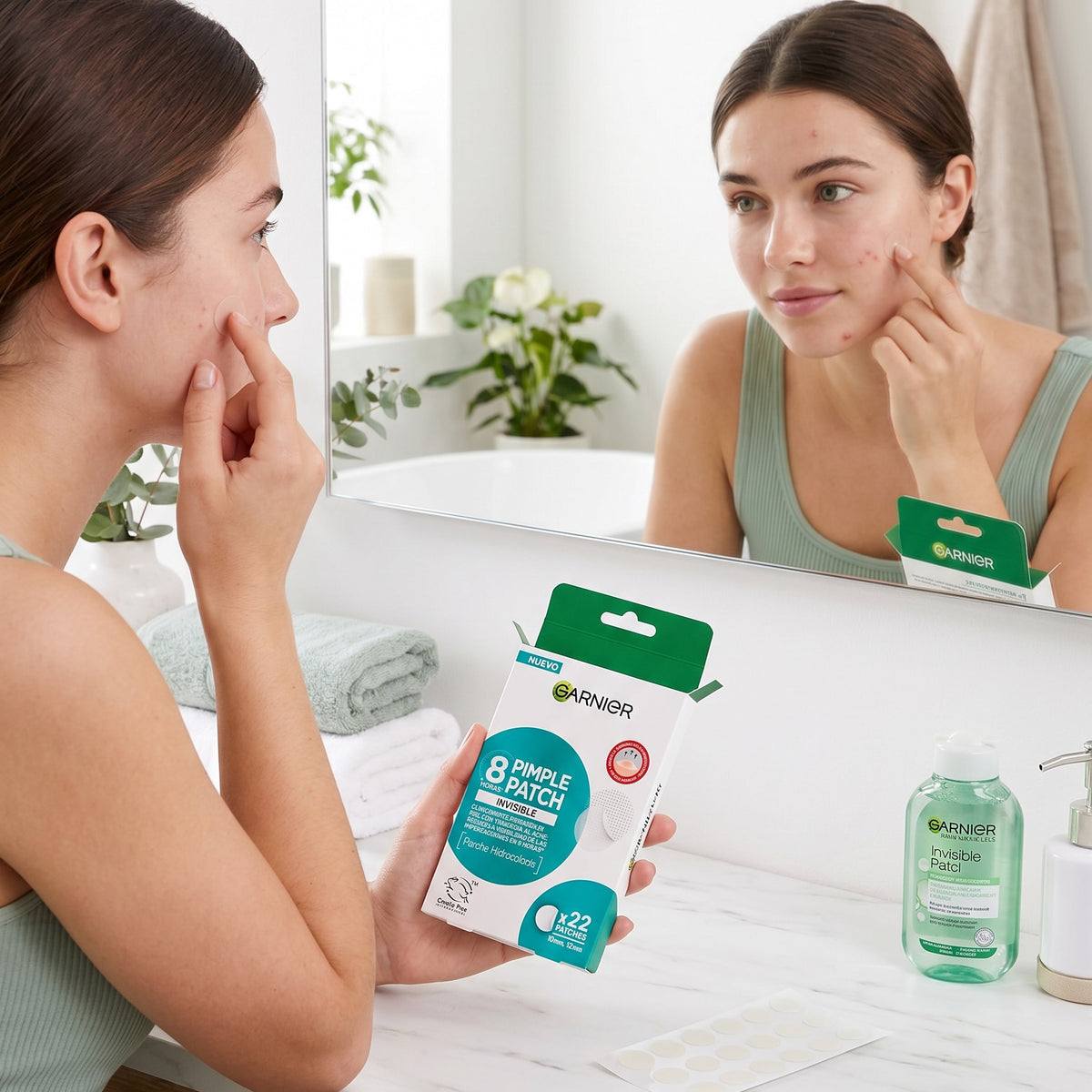 Garnier Parches Anti-Granitos Invisibles x22 | Acné e Imperfecciones